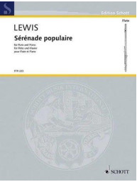 Paul Lewis: Serenade Populaire (noty na příčnou flétnu, klavír)