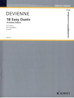 Francois Devienne: 18 Easy Duets (noty na příčnou flétnu)