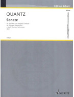 Johann Joachim Quantz: Sonate e-moll (noty na příčnou flétnu, klavír)