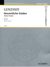 Harald Genzmer: Modern Studies 1 GeWV 184 (noty na příčnou flétnu)