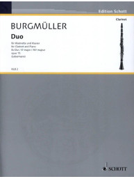 Friedrich Burgmüller: Duo Es Op.15 (noty na klarinet, klavír)