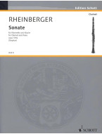 Josef Rheinberger: Sonate op. 105a (noty na klarinet, klavír)