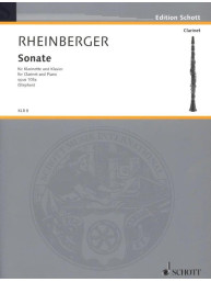 Josef Rheinberger: Sonate op. 105a (noty na klarinet, klavír)