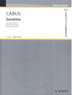 Peter Cabus: Sonatina (noty na příčnou flétnu, klavír)