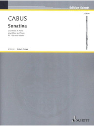 Peter Cabus: Sonatina (noty na příčnou flétnu, klavír)