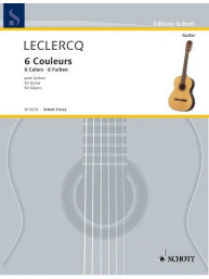 Norbert Leclercq: Six Colours (noty na kytaru)
