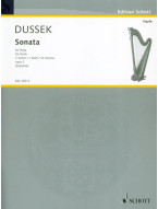 Sophia Dussek: Sonate C-Moll op. 2 (noty na harfu)