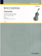 Luigi Boccherini: Concerto No. 1 C Major G 477 (noty na violoncello, klavír)