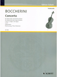 Luigi Boccherini: Concerto No. 1 C Major G 477 (noty na violoncello, klavír)