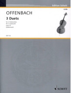 Jacques Offenbach: 3 Duets Opus 51 (noty na violoncello)