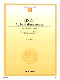 Franz Liszt: Au Bord D'Une Source (noty na klavír)