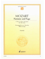 Wolfgang Amadeus Mozart: Fantasie und Fuge C-Dur KV 394 [383 a] (noty na klavír)