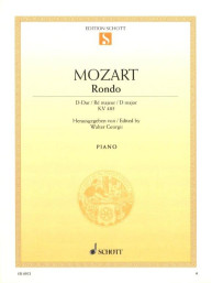 Wolfgang Amadeus Mozart: Rondo D-Dur KV 485 (noty na klavír)