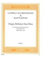 Ludwig van Beethoven & Scott Joplin: Happy Birthday Dear Eliza (noty na klavír)