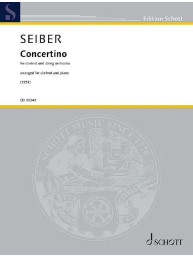 Matyas Seiber: Concertino (noty na klarinet, klavír)