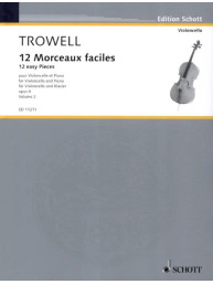 Arnold Trowell: 12 Easy Pieces op. 4/2 (noty na violoncello, klavír)
