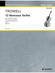 Arnold Trowell: 12 Easy Pieces op. 4/4 (noty na violoncello, klavír)