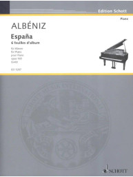 Isaac Albéniz: Espana Opus 165 (noty na klavír)