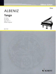 Isaac Albéniz: Tango Opus 165/2 (noty na klavír)
