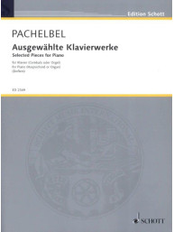 Johann Pachelbel: Selected Pieces (noty na klavír)