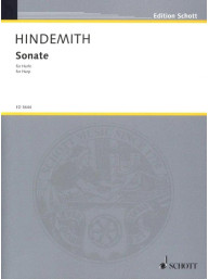 Paul Hindemith: Sonate in C (noty na harfu)