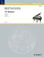 Ludwig van Beethoven: 15 Walzer (noty na klavír)