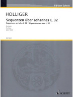 Heinz Holliger: Sequenzen über Johannes I, 32 (noty na harfu)
