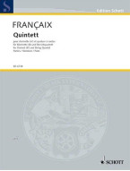 Jean Francaix: Quintete (noty na klarinet, smyčcový kvartet, party)