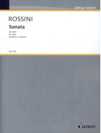 Gioachino Rossini: Sonata (noty na harfu)