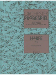 Test Pieces for Orchestral Auditions (noty na harfu)