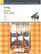 Edvard Grieg: Peer Gynt Suite No. 1 op. 46 and No. 2 op. 55 (noty na klavír)