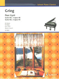 Edvard Grieg: Peer Gynt Suite No. 1 op. 46 and No. 2 op. 55 (noty na klavír)