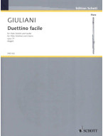 Mauro Giuliani: Duettino Facile (noty na příčnou flétnu, kytaru)
