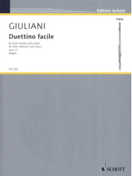 Mauro Giuliani: Duettino Facile (noty na příčnou flétnu, kytaru)
