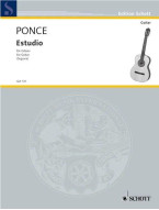 Manuel Maria Ponce: Estudio - Segovia (noty na kytaru)