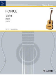 Manuel Maria Ponce: Valse (noty na kytaru)