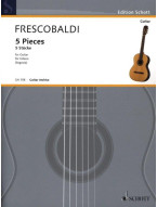 Girolamo Frescobaldi: 5 Pieces (noty na kytaru)