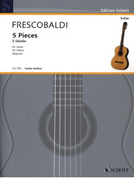Girolamo Frescobaldi: 5 Pieces (noty na kytaru)
