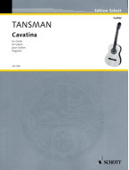 Alexandre Tansman: Cavatina (noty na kytaru)