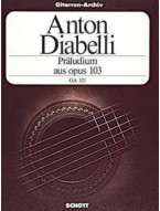 Anton Diabelli: Preludium Aus Opus 103 (noty na kytaru)