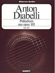 Anton Diabelli: Preludium Aus Opus 103 (noty na kytaru)