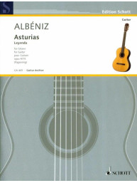 Isaac Albéniz: Asturias op. 47/5 (noty na kytaru)