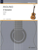 Francesco Molino: 3 Sonaten op. 6 (noty na kytaru)