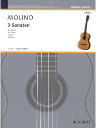 Francesco Molino: 3 Sonaten op. 6 (noty na kytaru)