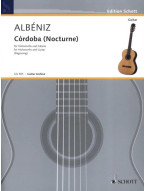 Isaac Albéniz: Cordoba - Nocturne op. 232 (noty na kytaru, violoncello)