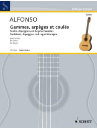 Nicolas Alfonso: Gammes, arpéges et coulés (noty na kytaru)
