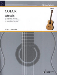 Armand Coeck: Mosaic (noty na kytaru)