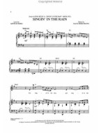 Gene Kelly: Singin' In The Rain (noty na klavír, zpěv, akordy)