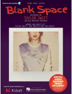Taylor Swift: Blank Space (noty klavír, zpěv, akordy)(+audio)
