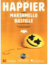 Marshmello & Bastille: Happier (noty klavír, zpěv, akordy)
